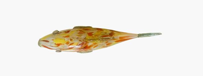 Ryba figura szklana, l. 70. XX w.