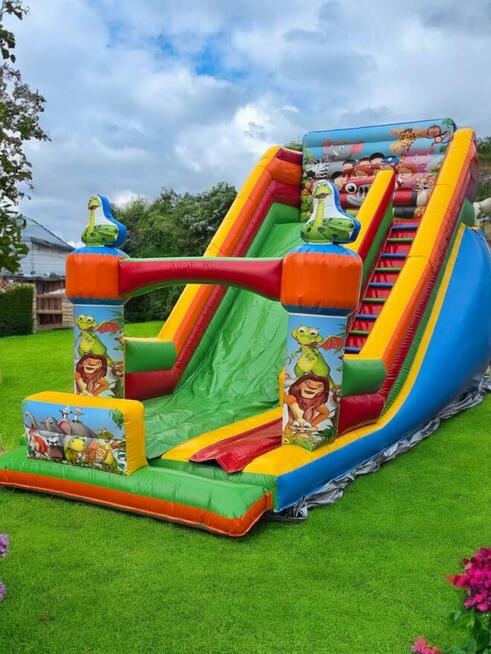 Dmuchaniec dmuchana zjeżdżalnia wynajem zamek dmuchańce