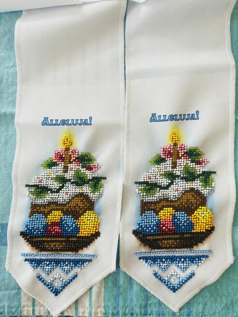 Kokarda wielkanocna na koszyk