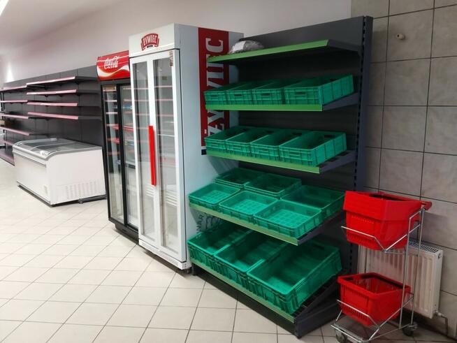 Regał warzywniczy, regał na warzywa 100cm, regał sklepowy Mago