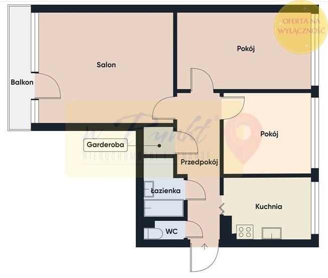 Blok wielka płyta, 3 pokoje, TYLKO 7 440 PLN/mkw.