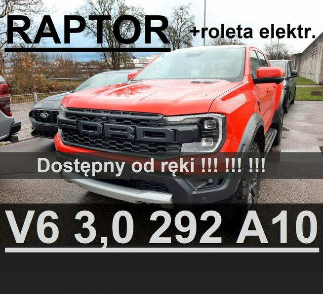 Ford Ranger Raptor Code Orange Raptor V6 292KM Benzyna Super Niska Cena! zł od ręki !