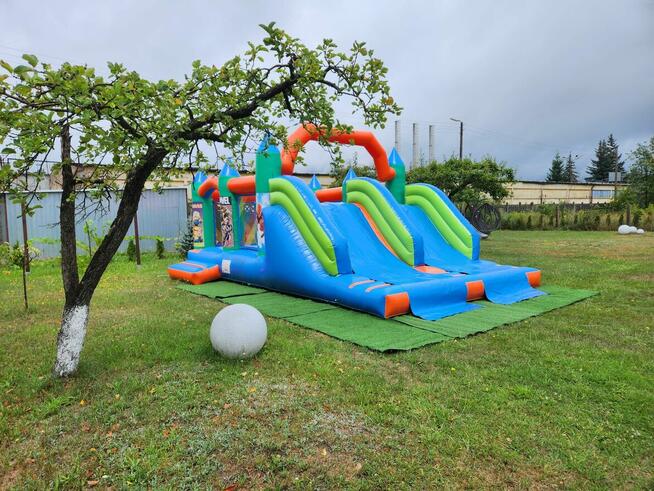 Dmuchaniec dmuchana zjeżdżalnia wynajem zamek dmuchańce