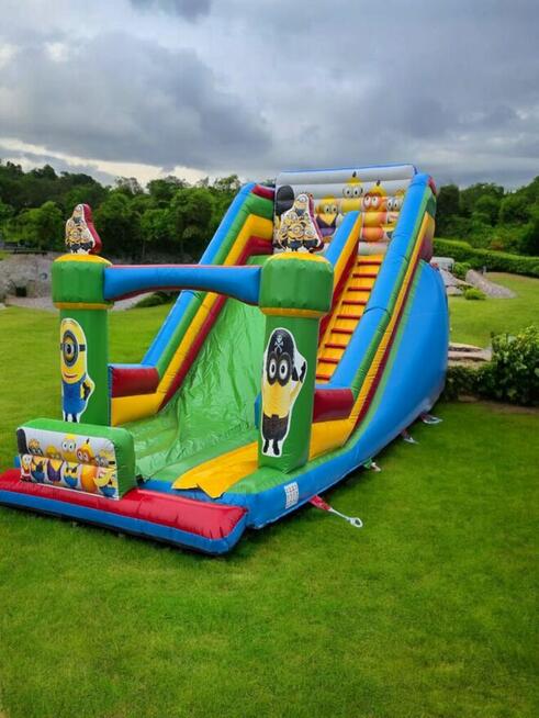 Dmuchaniec dmuchana zjeżdżalnia wynajem zamek dmuchańce