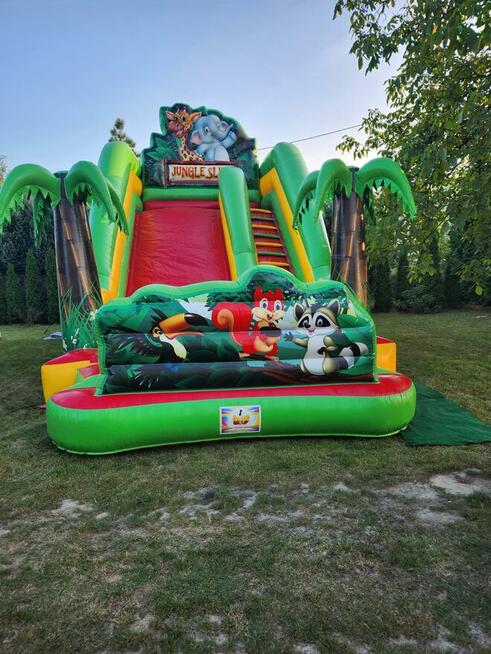 Dmuchaniec dmuchana zjeżdżalnia wynajem zamek dmuchańce