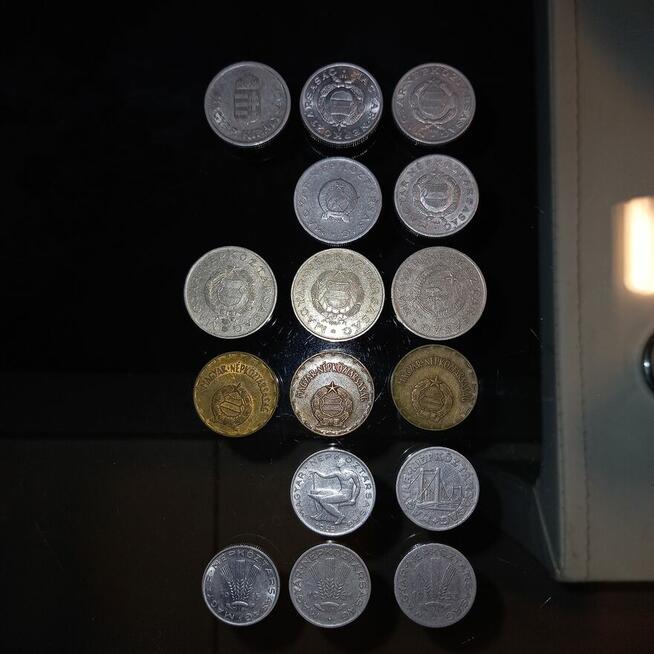 monety obiegowe HUNGARY MAGYAR 1941-1987 cena za całość