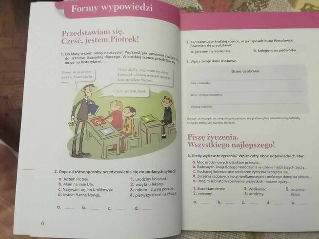 Jutro pójdę w świat 4, zeszyt cwiczen, język polski
