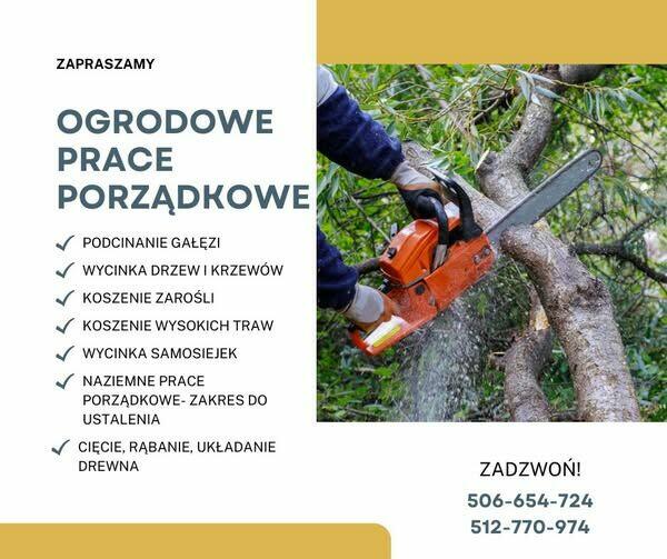 Ogrodowe prace porządkowe