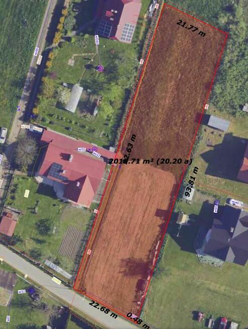 Piękna 20 arowa działka na Olchowcach/Sanok