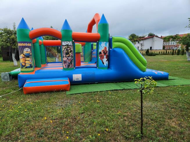 Dmuchaniec dmuchana zjeżdżalnia wynajem zamek dmuchańce