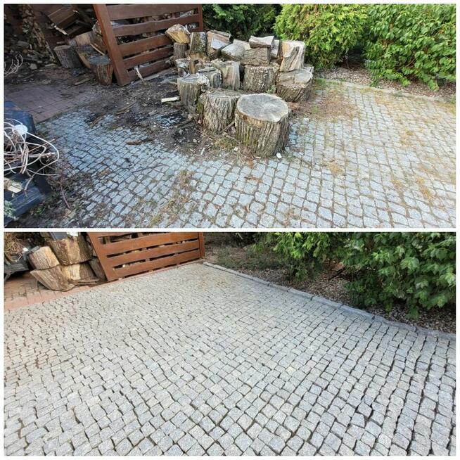 Mycie kostki brukowej