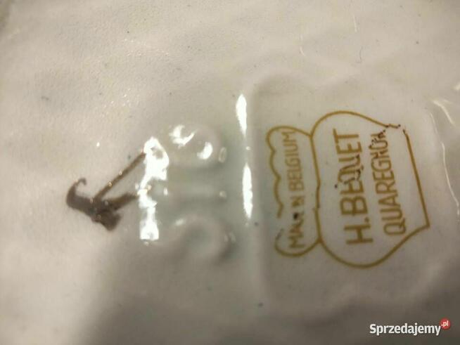 Wazon sygnowana porcelana ,kobalt ,złoto, masa perłowa