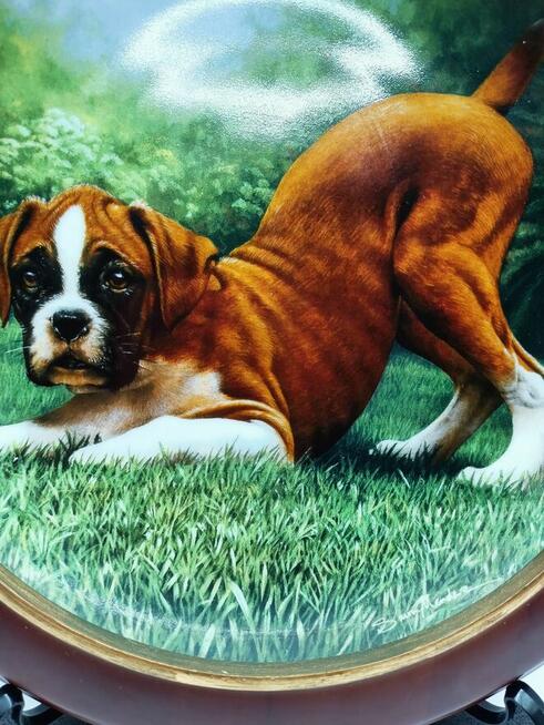 Talerz kolekcjonerski Bottoms Up! Boxer Anglia