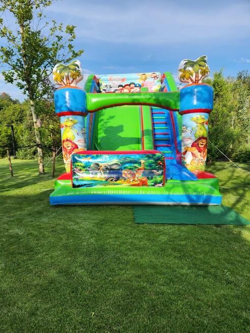 Dmuchaniec dmuchana zjeżdżalnia wynajem zamek dmuchańce