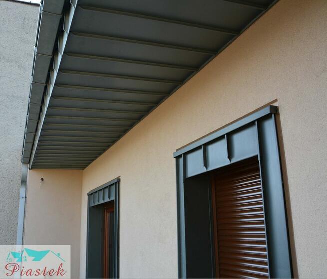 Obróbki blacharskie na rąbek, profilowanie blachy.