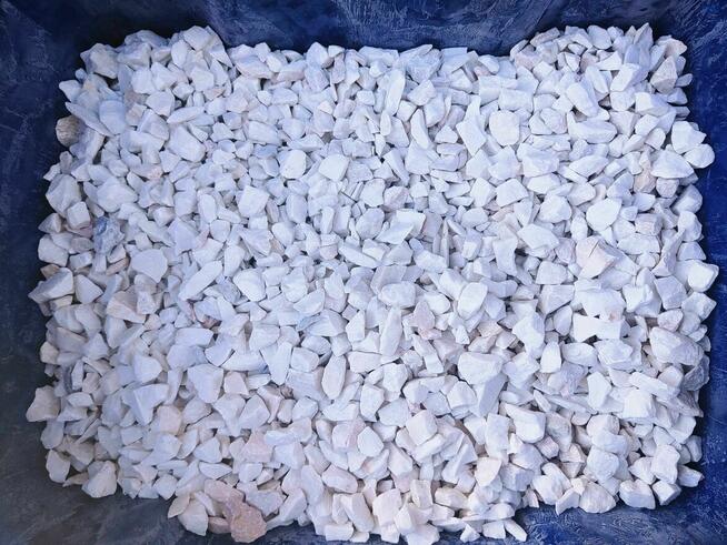 Kamień ozdobny Grys Premium - Biała Marianna o frakcji 8-16.