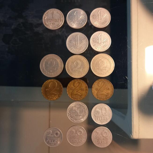 monety obiegowe HUNGARY MAGYAR 1941-1987 cena za całość