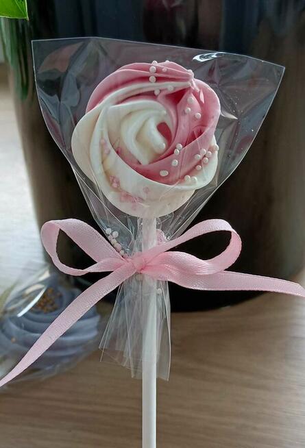 Lizaki bezowe podziękowania komunia wesela urodziny prezent