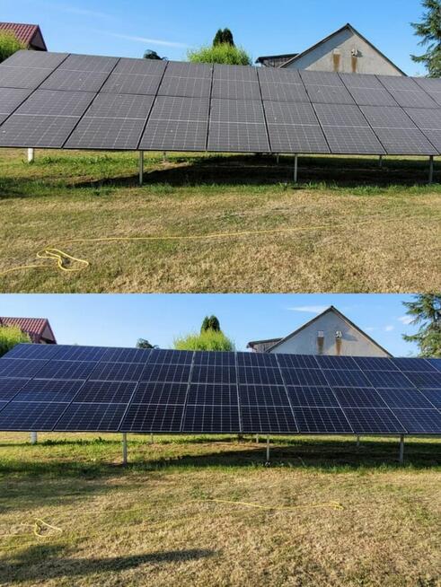 Mycie paneli fotowoltaicznych