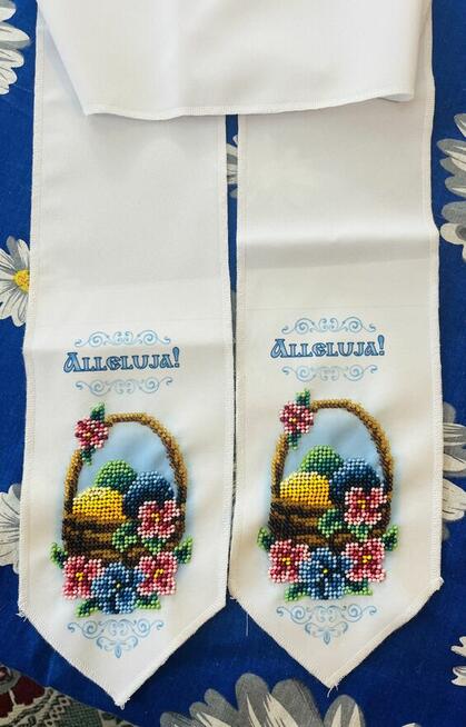 Kokarda wielkanocna na koszyk