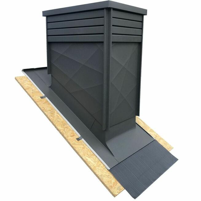 Obróbki blacharskie na rąbek, profilowanie blachy.