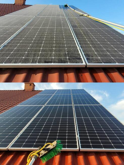 Mycie paneli fotowoltaicznych