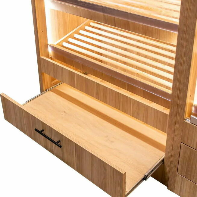 Regał piekarniczy otwarty, 100cm, półki drewniane