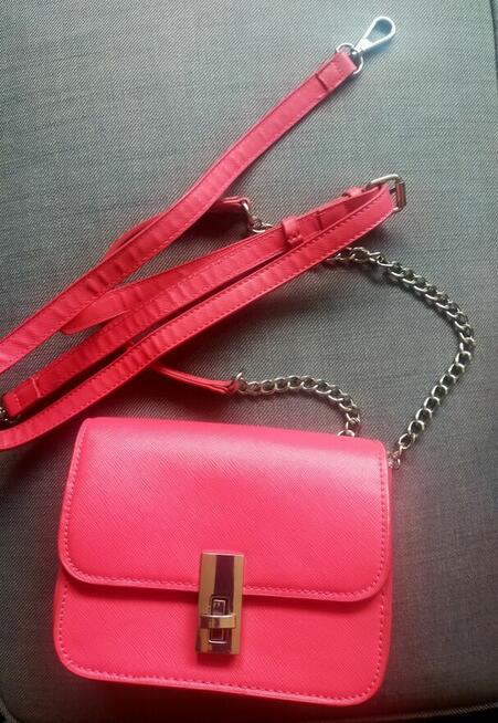 Nowa, różowa torebka marki Zara