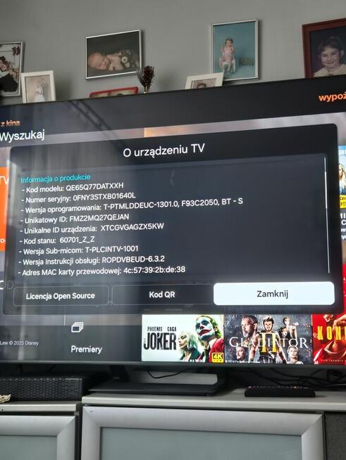 SYNDYK SPRZEDA TELEWIZOR SAMSUNG QLED QE65Q77DA