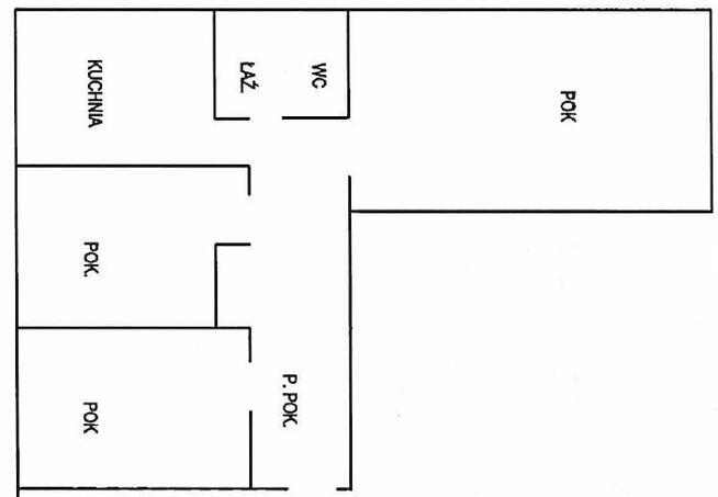 Przestronne mieszkanie, ul. Wyspiańskiego 64m2!!!!