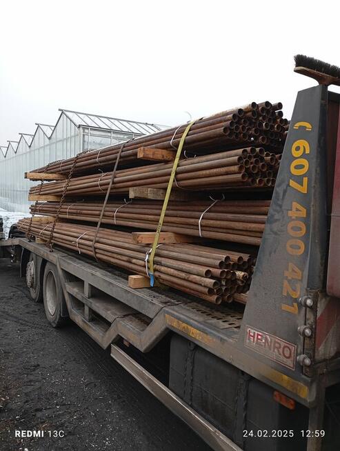 Rury stalowe na ogrodzenia słupki wiaty hale itp