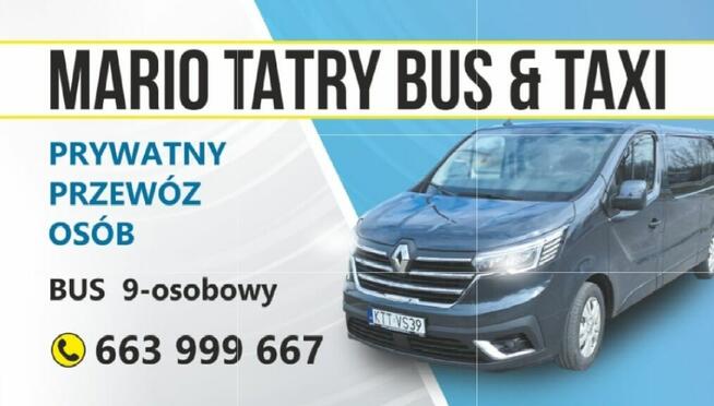 Taxi bus Zakopane taniej niż uber i bold