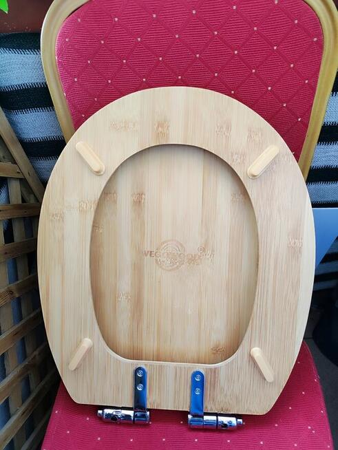 Deska Sedesowa drewniana bambusowa Klozetowa toaletowa WC We