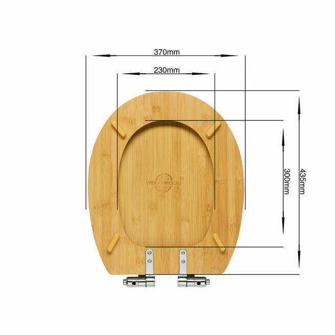 Deska Sedesowa drewniana bambusowa Klozetowa toaletowa WC We