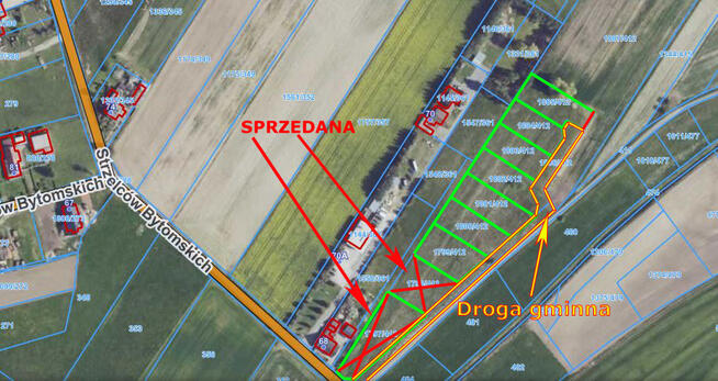 Działka budowlana na sprzedaż 10 ar Dobrzeń Wielki