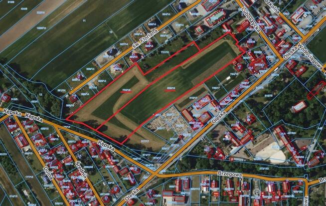 sprzedaż działka inwest. 2.1ha Zawada 3km.od Opola