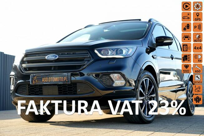 Ford Kuga ST-LINE skora BI-XENON nawi sam parkuje 4X4 panorama automat serwisASO