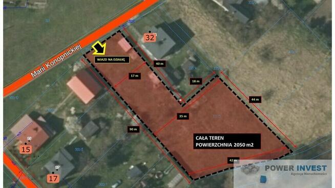 ŚWIETNA LOKALIZACJA/GOTOWA DO ZABUDOWY !!!