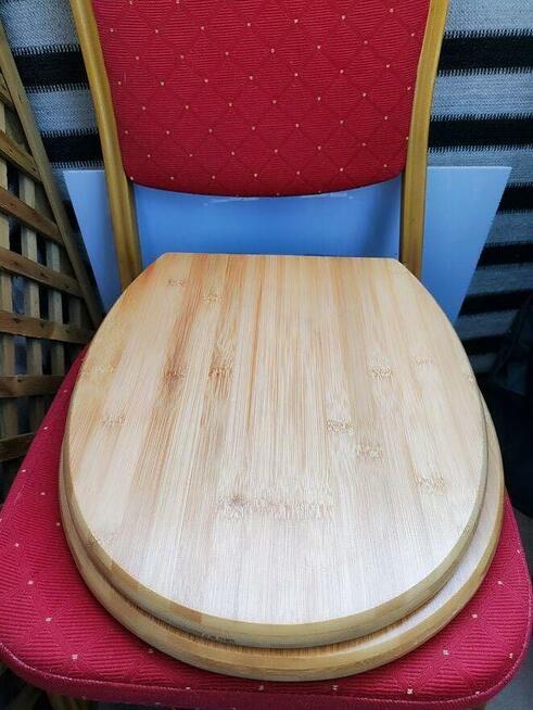 Deska Sedesowa drewniana bambusowa Klozetowa toaletowa WC We