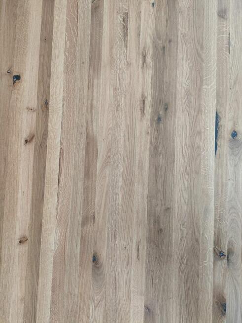 blat dębowy dąb dziki z sękami drewno deska naturalny