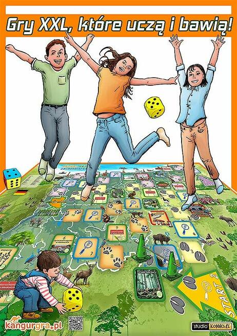 POZNAJ PRZYRODĘ ZACHODNIOPOMORSKĄ eko GRA XXL dla DZIECI duż