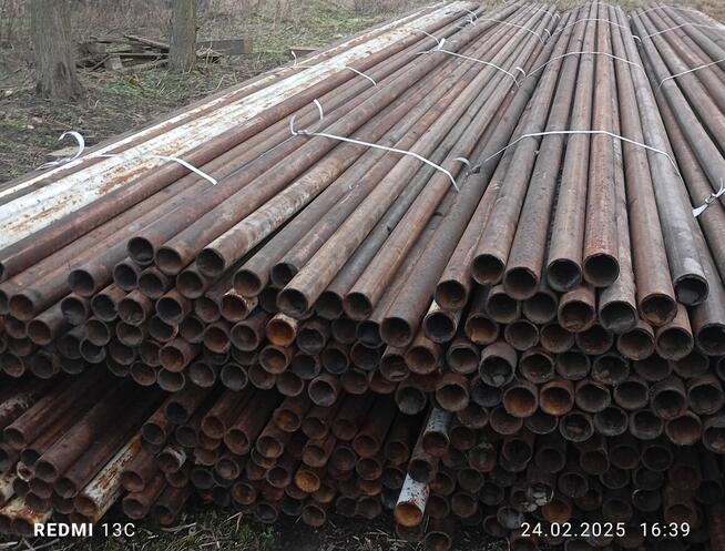 Rury stalowe na ogrodzenia słupki wiaty hale itp