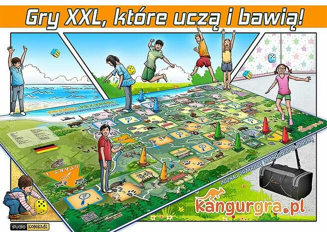 POZNAJ PRZYRODĘ ZACHODNIOPOMORSKĄ eko GRA XXL dla DZIECI duż