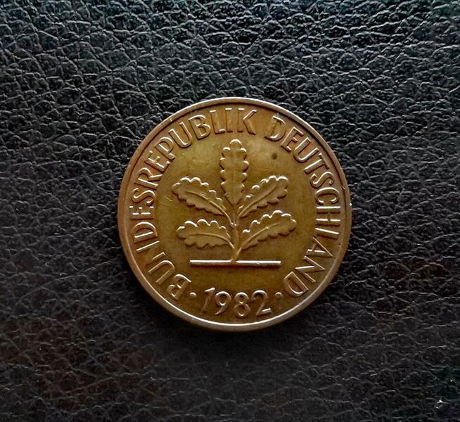 Moneta 2 PFENNIG 1982 r.