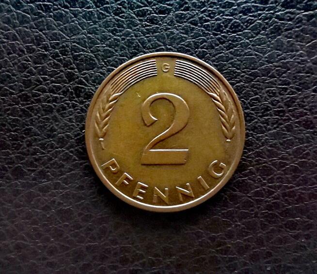 Moneta 2 PFENNIG 1982 r.