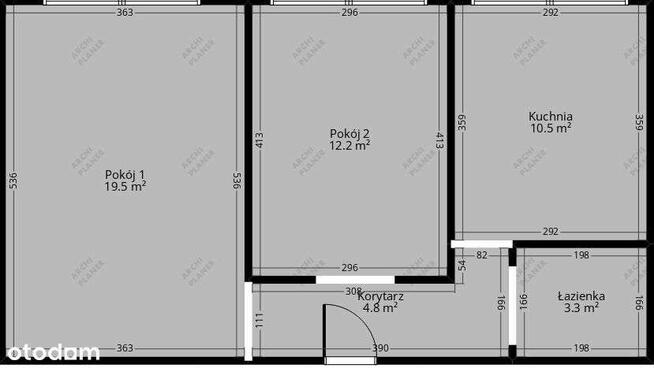Mieszkanie 51m, 2 pokoje,3 piętro, balkon, piwnica