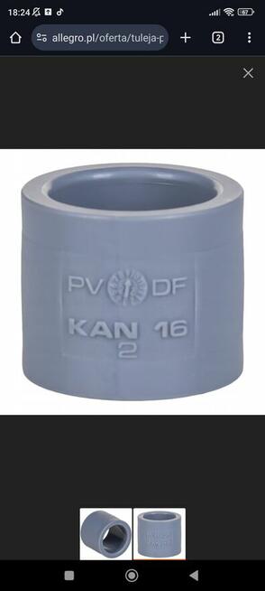 Złączka Tuleja PVDF KAN Therm