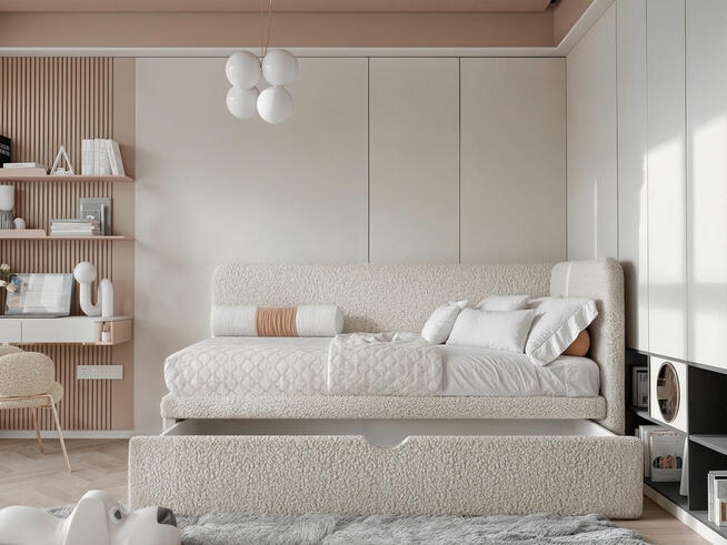 Łóżko dziecięce EVEREST 100x200 z szufladą na pościel