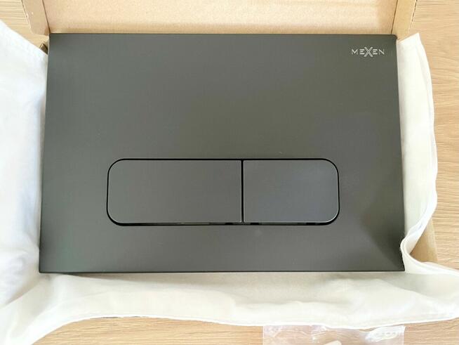 Mexen Fenix 02 przycisk spłukujący, czarny matowy - 600203