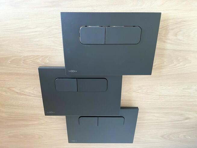 Mexen Fenix 02 przycisk spłukujący, czarny matowy - 600203